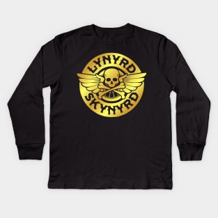 skynyrd gold edition Kids Long Sleeve T-Shirt